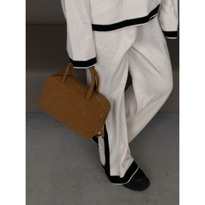 Сумка женская Сумка Miu Miu Top-Handle Bag бежевый замш кросс боди Миу Миу