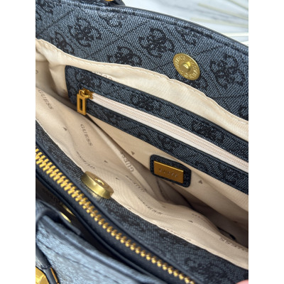 Сумка женская Guess James medium серый через плечо Гесс Премиум