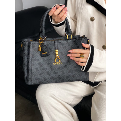Сумка женская Guess James medium серый через плечо Гесс Премиум