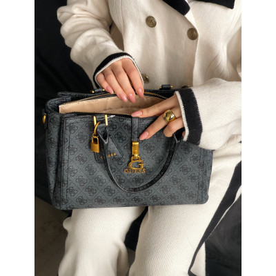 Сумка женская Guess James medium серый через плечо Гесс Премиум