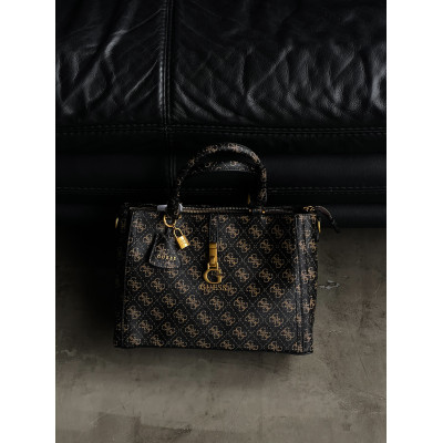 Сумка женская Guess James medium коричневый через плечо Гесс Премиум