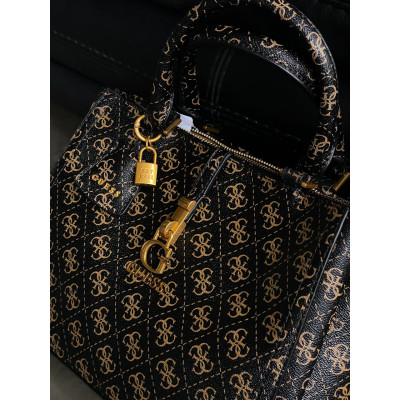 Сумка женская Guess James medium коричневый через плечо Гесс Премиум