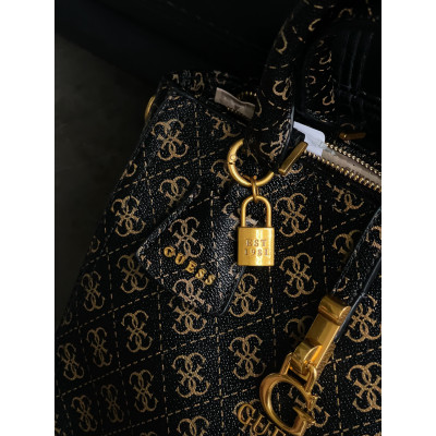 Сумка женская Guess James medium коричневый через плечо Гесс Премиум