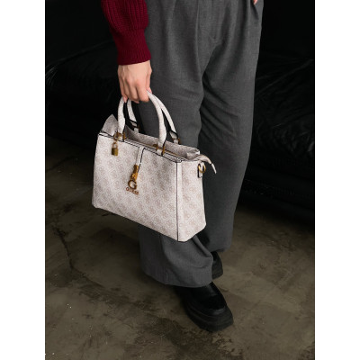 Сумка женская Guess James medium розовый через плечо Гесс Премиум