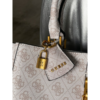 Сумка женская Guess James medium розовый через плечо Гесс Премиум