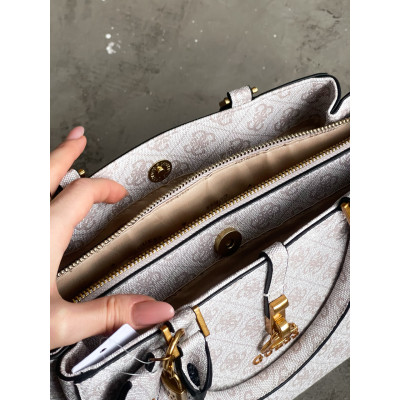 Сумка женская Guess James medium розовый через плечо Гесс Премиум