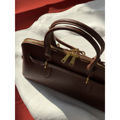 Сумка женская Miu Miu Aventure Nappa Leather  коричневый классический кросс боди Миу Миу