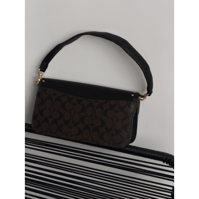 Женская сумка Coach Morgan коричневый кросс боди  Коуч Premium