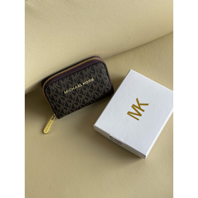 Кошелек Michael Kors, Майкл Корс женский мини коричневый