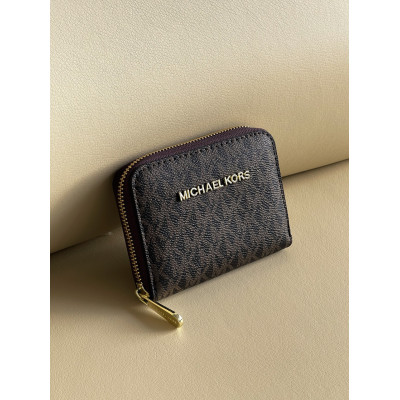 Кошелек Michael Kors, Майкл Корс женский мини коричневый